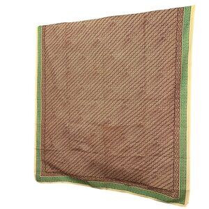 Vintage Indian Block Print purple green pareo shawl scarf